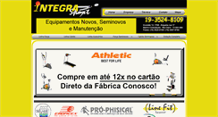 Desktop Screenshot of integrasport.com.br