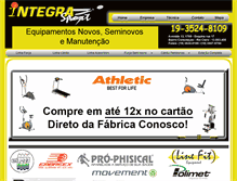 Tablet Screenshot of integrasport.com.br